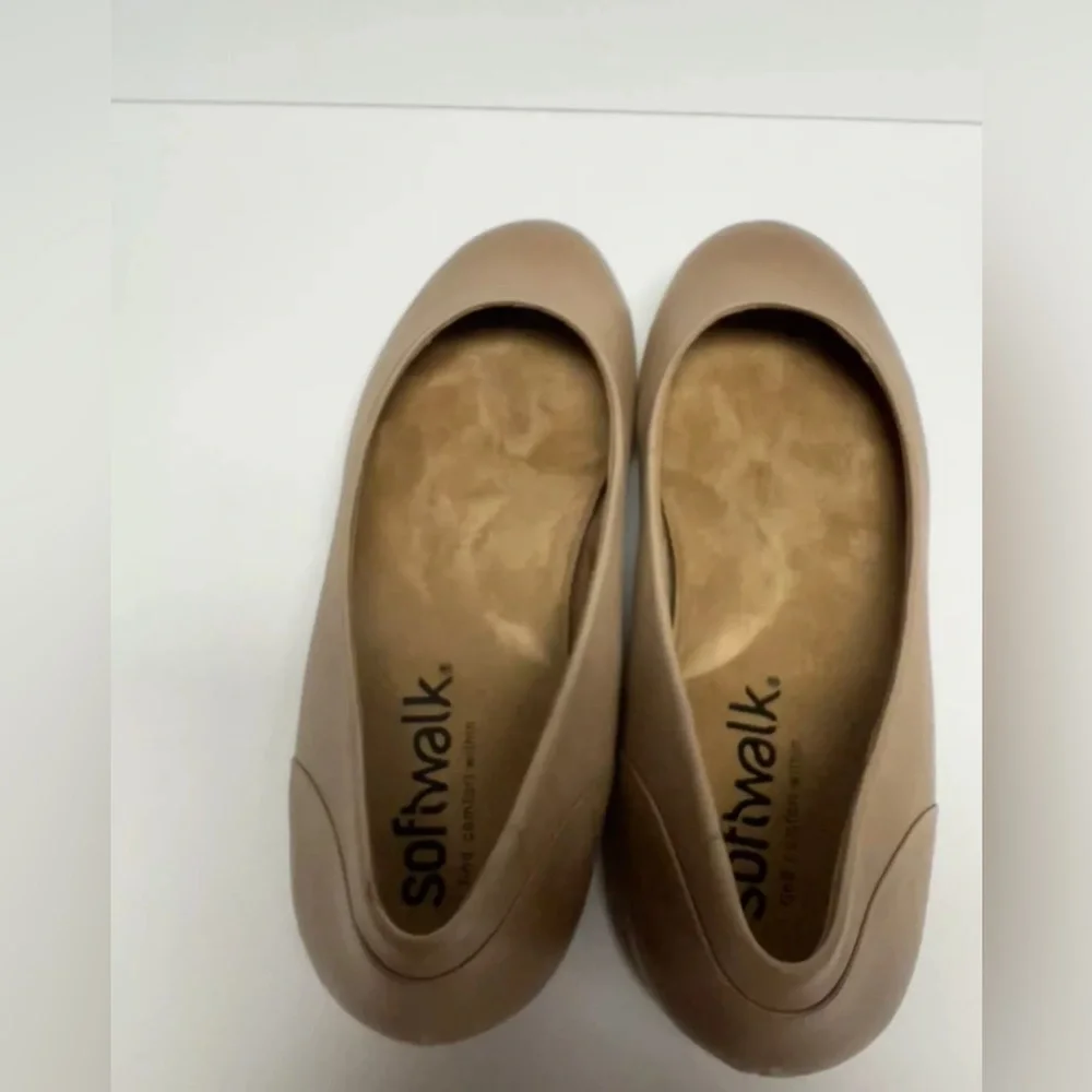 Softwalk Womens Sonoma Flat Brown Size 7.5 M